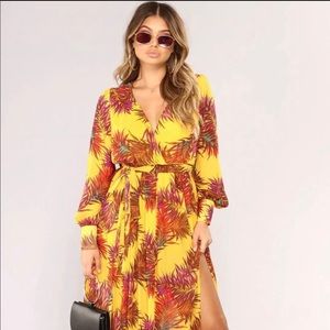 Fashion nova floral maxi dress